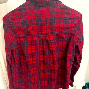 Button up plaid shirt